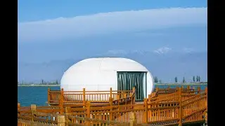 Prefab modular dome house shell assembling