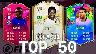 FIFA 21 | TOP 50 HIGHEST RATED CARDS | 4K | ft. Messi, Pele, Ronaldo, etc