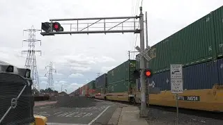 UP 5534 Z-Train Intermodal North - (Closed) Power Inn Road Railroad Crossing (Sacramento CA)