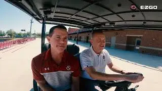 Gamecock Baseball | Take an EZGO ride with Coach Rooney