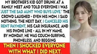 My Brother’s Kid Got Drunk At A Family Meet & Told Everyone I Was “Just The Sad Aunt Who Buys Love
