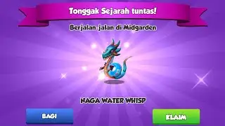 Akhirnya Berhasil Menyelesaikan Semua Level Kastil Midgarden dan Mendapatkan Naga Water Whisp