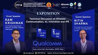 Exposition | Technical Discussion on Wireless Communication, AI, Innovation & IPR | Qualcomm