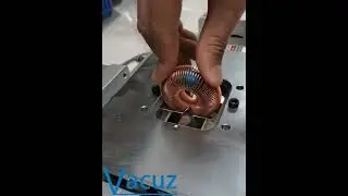 PFC Toroidal Coil Inductor Vacuz Automatic Lead Copper Wire Forming Schooling Machine Manufacturer