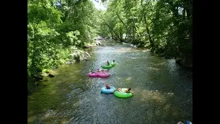 Chattahoochee river water tubing - Helen