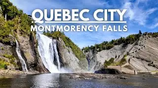 Montmorency Falls Walking Tour 4K | Quebec City Day Trip Guide