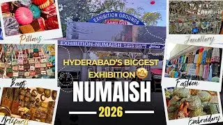 NUMAISH 2026 Hyderabad 😍 Shopping + Food + Rides | Hyderabad Biggest Exhibition Tour 🔥
