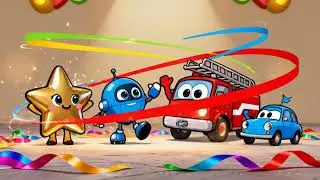 Color & Counting Song 1&ndash;6 | Vehicle Parade for Kids