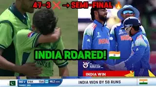 India ka COMEBACK! 😱 47-3 se Semi-Final Tak | Pakistan Shocked | U19 World Cup 🔥🇮🇳 #indvspak 