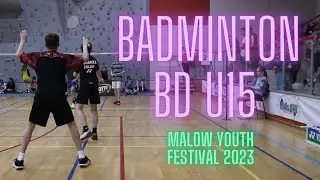 Malow Youth Festival Badminton BD U15 Puhakka-Kadiemin vs. Malniev-Temchenko (UKR)