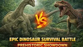 The Most Fierce Dinosaur War of Prehistoric Times|Life of Millions Years Ago Series