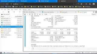 Chow Break Test with Excel and Python