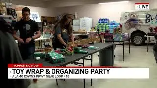 WOAI (NBC) Blue Santa Call for Volunteers & Donations