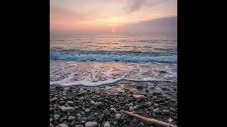 聽聲音-【ASMR】輕緩小碎石海浪聲 | Ocean Waves for Sleep and Relaxation | 療癒白噪音 | 1 Hour