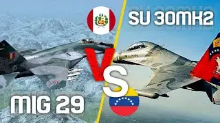 Mig29 Per&uacute; VS SU30 MK2 Venezuela &iquest;Qui&eacute;n Ganar&iacute;a esta Batalla?