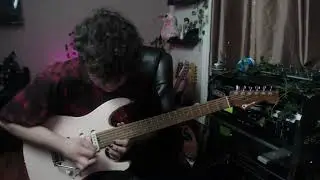 One Right Now by Post Malone but its an obnoxious guitar cover