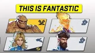 Фантастическая четверка в полном составе в 1.5 сезоне Marvel Rivals