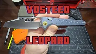 @vosteed_cutlery Gavco Leopard - Titanium, Top Liner Lock, and a Sheepsfoot!!! Cool Knife
