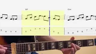 Bb Jazz Blues Exercise - Wes Montgomery, George Benson, Pat Martino Style