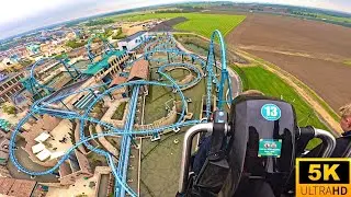 Abyssus POV 5K Back Row Aquatic Themed Vekoma Shockwave Energylandia, Poland