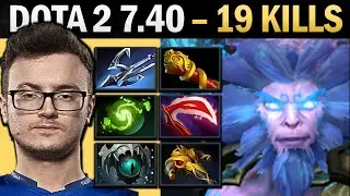 Monkey King Pro Carry with MKB and 19 Kills - Gameplay Dota 2