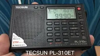 TECSUN PL-310ET vs YOREK W-901 FM DX Indoor Comparison