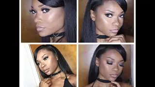 Black Glitter Smokey Eye Makeup Tutorial - ElleForLexxi