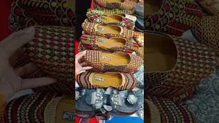 Pakistani Juttis #pakistan #shoecollection #shorts #tradefair #pakistanifashion