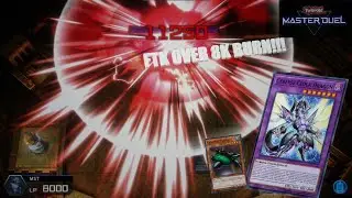 [Yu-Gi-Oh! Master Duel] Cyberse Clock Dragon FTK Over 8k BURN