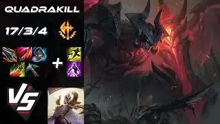 TOP Aatrox vs Kayle [QUADRAKILL] - EU Grandmaster Patch 25.S2.3