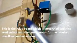 Tank Overflow Controller using Float Switch Circuit