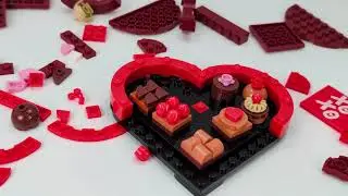 Набор для сборки коробки шоколада из кубиков LEGO 🍫 КОРОБКА ШОКОЛАДА