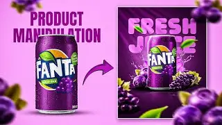 Complete Product Manipulation Design Tutorial in Photoshop | Realistic Advertising Design