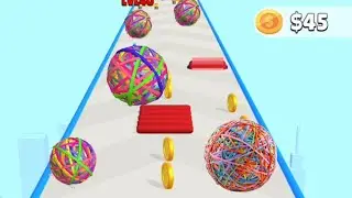 Rubber ball runner all levels|rubber ball runner game|level 17-20