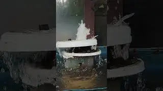 New asymmetrical tier fountain