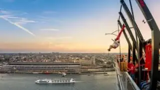 Highest Swing Ride in Amsterdam 