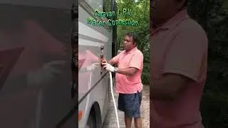 Caravan RV Water Connection