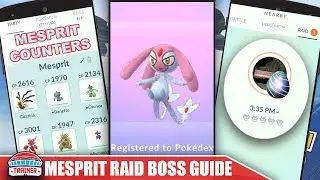 MESPRIT LIVE IN EUROPE! TOP COUNTERS + RAID GUIDE TO BEAT THE PYSCHIC LAKE GUARDIAN | Pokemon Go