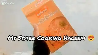 My Sister Cooking Delicious Haleem | Homemade Haleem Vlog | Family Cooking
