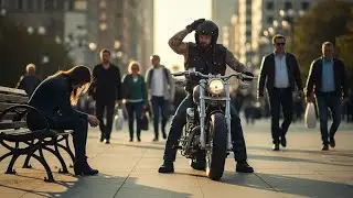Everyone Ignored Her&hellip; Until the Biker Stood Up!