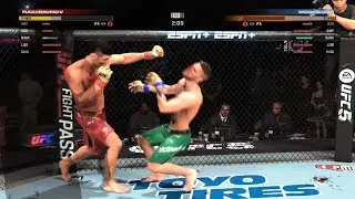 Clutch win against my sweaty friend  EA SPORTS UFC 5