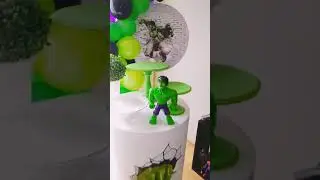 Mini decoraci&oacute;n hulk