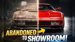 ASMR Car Restoration Full Rebuild of Ferrari F40 1989 | Abandoned to Brand New Perfection 🚗