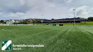 Karm&oslash;yhallen kunstgressbane on Karm&oslash;y Norway | Co. stadium of Kopervik IL