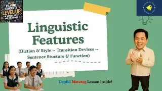 Grade 8 English 2nd Quarter - LINGUISTIC FEATURES for Organizational Efficiency (Matatag Curriculum)