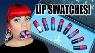 Jeffree Star Blue Blood mini lipstick bundle | Lip swatches and review 💄