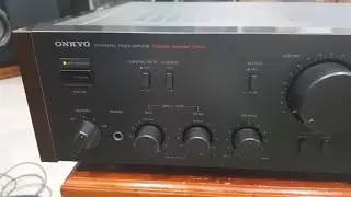 (Đã bán) Amply Onkyo A 817 RX công suất 210W - chất âm hay, ghép vang karaoke tốt anh em nhé