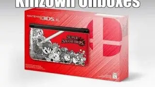 Killzown Unboxes -  Super Smash Bros Limited Edition Red  Nintendo 3DS XL