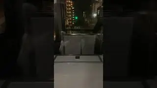 family night OSAKAcity bus ride to  JR west rail wey train many many   Live ASMR