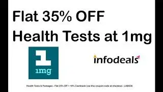 Flat 35% OFF Health Tests at 1mg